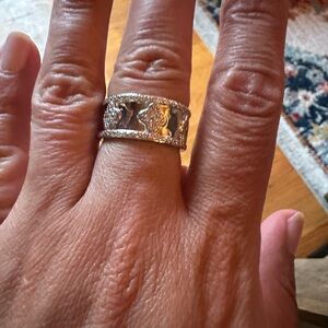 STERLING SILVER CLOVER RING